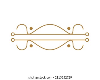 diseño Art Deco fresco sobre blanco