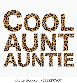 Cool aunt auntie retro t shirt