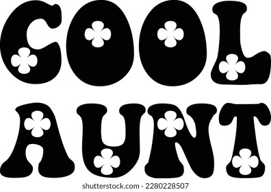 COOL AUNT print ready design