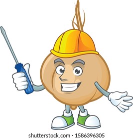 Cool automotive jicama presented in cartoon character style