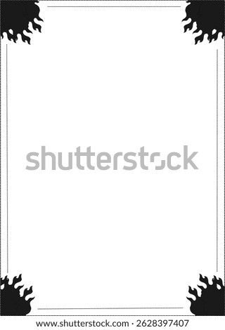 cool and awesome black fire background