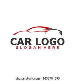 Cool, awesome, cool and futuristic car logo