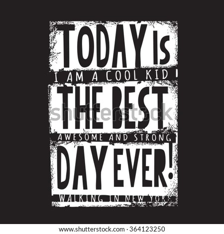 Cool awesome slogan typography, t-shirt graphics, vectors