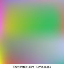 Cool backdrop from simple patterns. Graceful splash and spreading spot. Vector illustration flyer. Green beautiful backdrops for use on modern electronic devices.