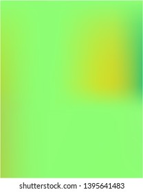Cool backdrop from simple patterns. Graceful splash and spreading spot. Vector illustration shape. Green beautiful backdrops for use on mobile devices.