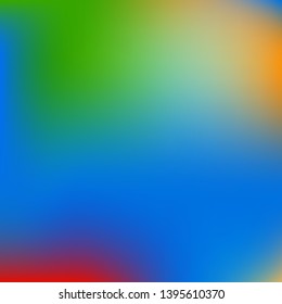 Cool backdrop from simple patterns. Interesting splash and spreading spot. Vector illustration flat. Blue beautiful backdrops for use on modern electronic devices.