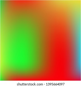 Cool backdrop from simple patterns. Strange splash and spreading spot. Vector illustration show. Green beautiful backdrops for use on modern electronic devices.