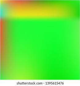 Cool backdrop from simple patterns. Vector illustration presentation. Juicy splash and spreading spot. Green beautiful backdrops for use on modern electronic devices.