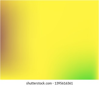 Cool backdrop from simple patterns. Vector illustration shape. Graceful splash and spreading spot. Yellow beautiful backdrops for use on modern electronic devices.