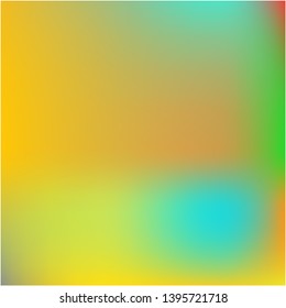 Cool backdrop from simple patterns. Vector illustration cover. Strange splash and spreading spot. Yellow beautiful backdrops for use on modern electronic devices.