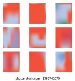 Cool backdrop from simple patterns. Vector illustration flyer. Nice splash and spreading spot. Red beautiful backdrops for use on mobile devices.