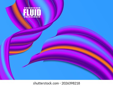 cooler Hintergrund mit abstraktem, flüssigem, mehrfarbigem Design