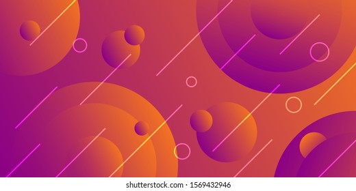 Cool background with circle liquid color background design. Liquid gradient forms composition. Futuristic design posters.
