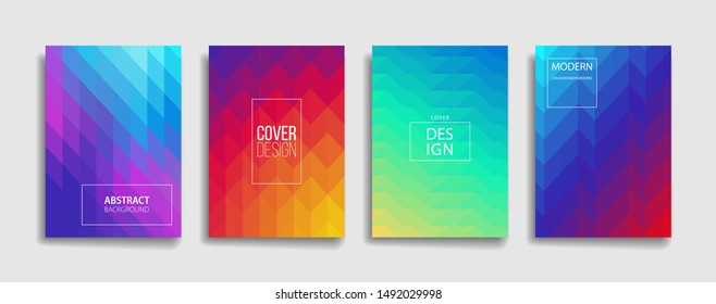 cool background design with polygonal triangle and rhombus pattern. colorful gradient background template. modern backdrop vector illustration.