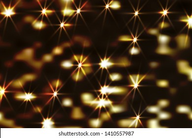 Cool background with glowing lights and stars on a dark background. For holiday sites, carnivals, festivals. Summer Sale. Merry background. Vector illustration.