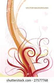 cool background with heart