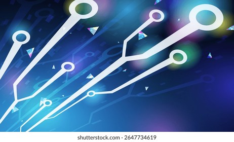 Ilustración de fondo fresco con tecnología Imagen_16:9