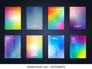 cool background minimal geometric halftone line design template set color colour makeup line colourful make abstract background scene colorful space dynamic modern business blue plane look clean cool