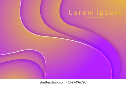 Cool background Modern concept geometric shape overlaid with abstract style for illustration design template.
