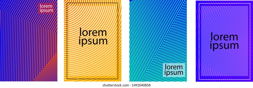 Cool background pages suitable for illustrations and posters. A4 format images