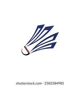 Cool badminton logo design illustrations