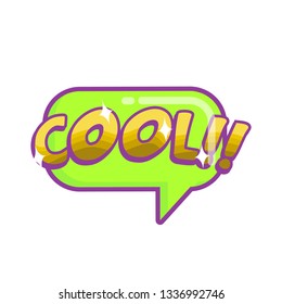 cool balloon talk sticker
