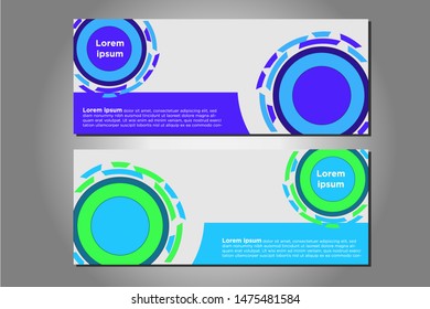 cool banner designs with beautiful and attractive colors. suitable for marketing a company