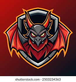 Cool Bat Esport Logo Mascot Design