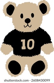 Cool bear cartoon vector illustration
