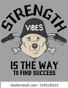 Cool bear vector design