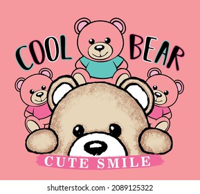 Cool Bears and cute smile