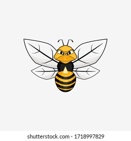 cool bee esport logo for the game team logo