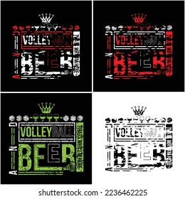 cooles Bierdesign, Bier-T-Shirt-Design, Bier-T-Shirt-Design,