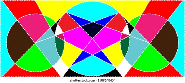 Cool black background vector banner
