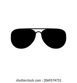 Cool Black Cartoon Sunglasses Eye Frame Stock Vector (Royalty Free ...