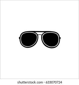 Cool Black Sunglasses Eye Frames vector icon