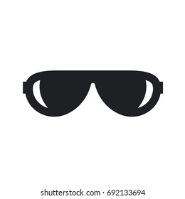 Cool black sunglasses icon for web and mobile