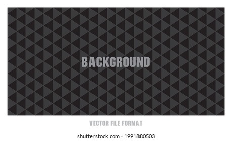 cool black triangle shape pattern graphic background illustration vector