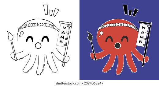 cool black and white jellyfish vector