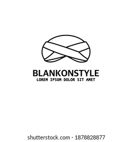 cool blangkon flat logo design