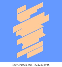 Cool blue abstract background with modern dynamic shapes and elegant futuristic style