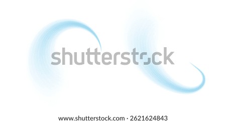 Cool Blue Airflow Effect with Fresh Circular Breeze for Purifier or AC Designs