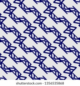 cool blue Art deco Pattern to create interior decorations