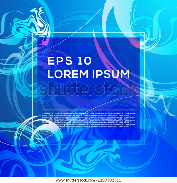 Cool Blue Background Modern Texture Abstract Stock Vector (Royalty Free