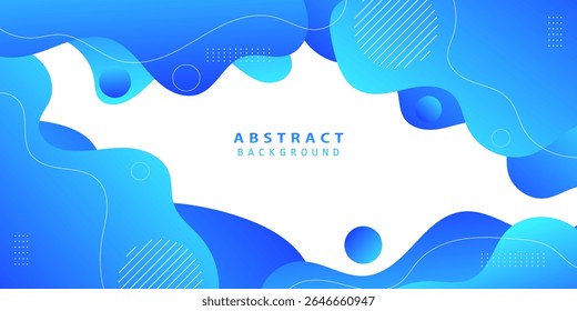 Cool Blue Cyan Gradient Mesh Abstract Background