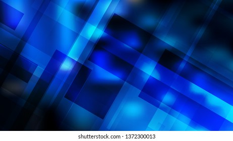 Cool Blue Geometric Abstract Background