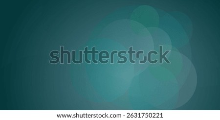 Cool blue green background created in camera with a macro lens with overlapping bokeh circular shapes soft edges light and dark areas with room for copy and text