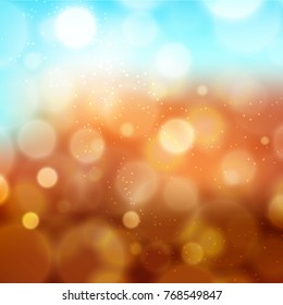 Cool bokeh background