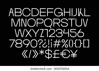 Cool, bold and powerful super modern unicase latin font,  maximum visual and emotional impact, great for social media, headlines, large-format print, editorial, branding, posters, fashion design.