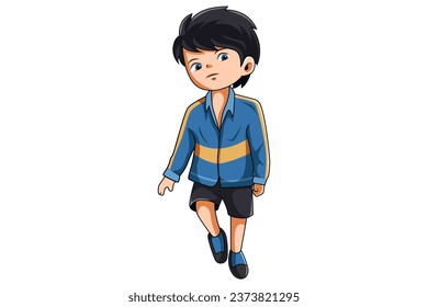 Ilustración de diseño de caracteres Cool Boy